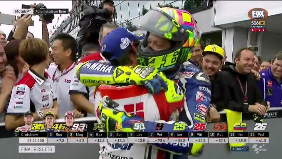 20160821_Czech_GP_Race_Parc_Ferme_Crutchlow Rossi Congrats